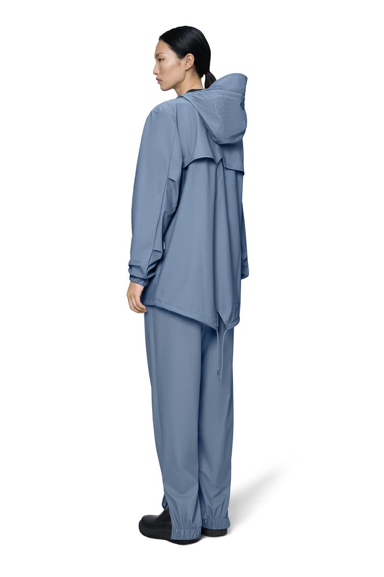 Fishtail Hooded Waterproof Rain Jacket, Alternate, color, BLUE DUSK