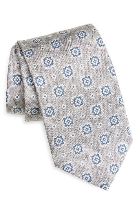 Pearson Medallion Silk Tie