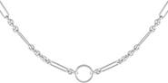 Karma and Luck Sterling Silver Women's Chain Necklace - Celestial Ties