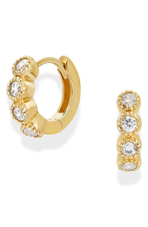 Hilary Milgrain Huggie Hoop Earrings