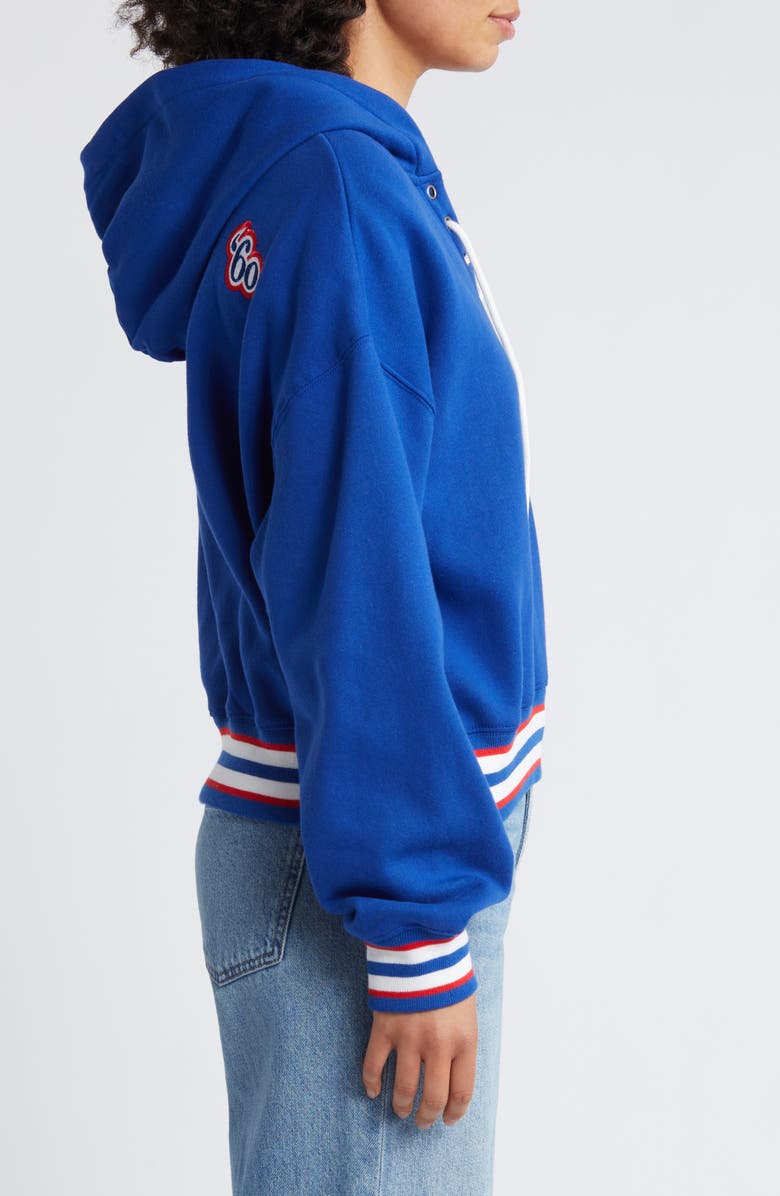 WEAR by Erin Andrews Women's WEAR by Erin Andrews Royal Buffalo Bills Lace-Up Pullover Hoodie, Alternate, color, Royal