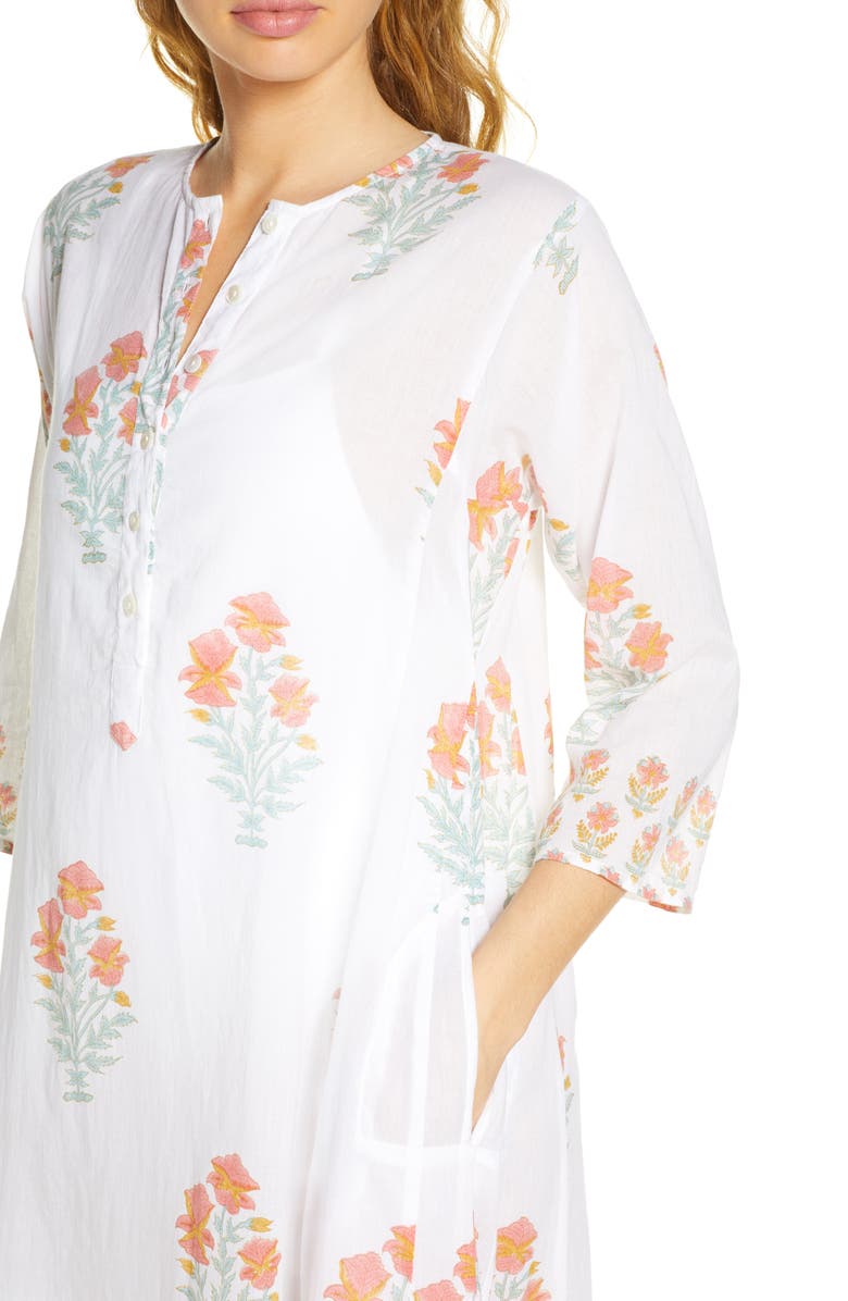 Roller Rabbit Borem Floral Cover-Up Maxi Dress, Alternate, color,