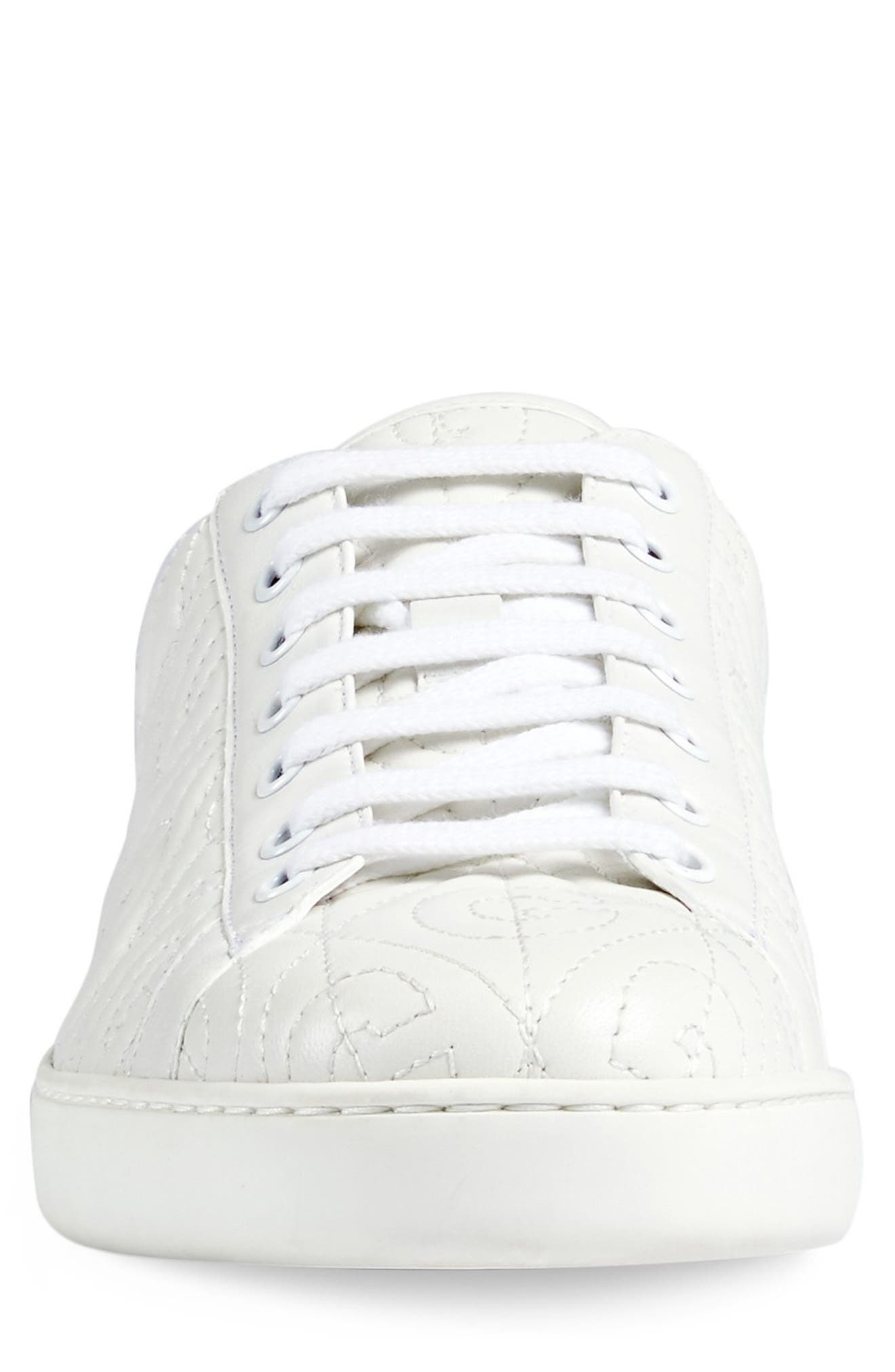 Gucci Quilted Sneaker, Alternate, color, 