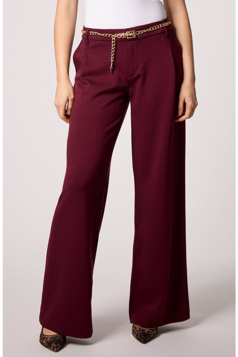 Taylor Wide Leg Trouser, Main, color, Vampy
