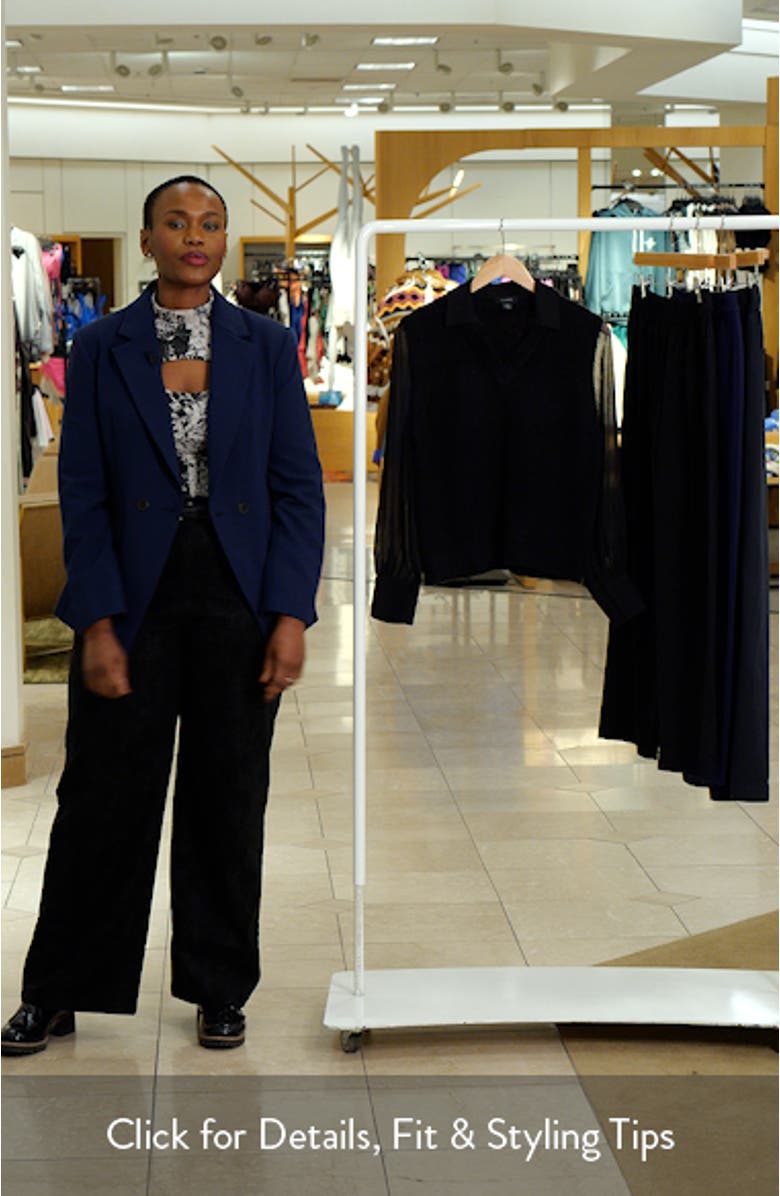 Illusion Two-Piece Sweater Vest Top, sales video thumbnail