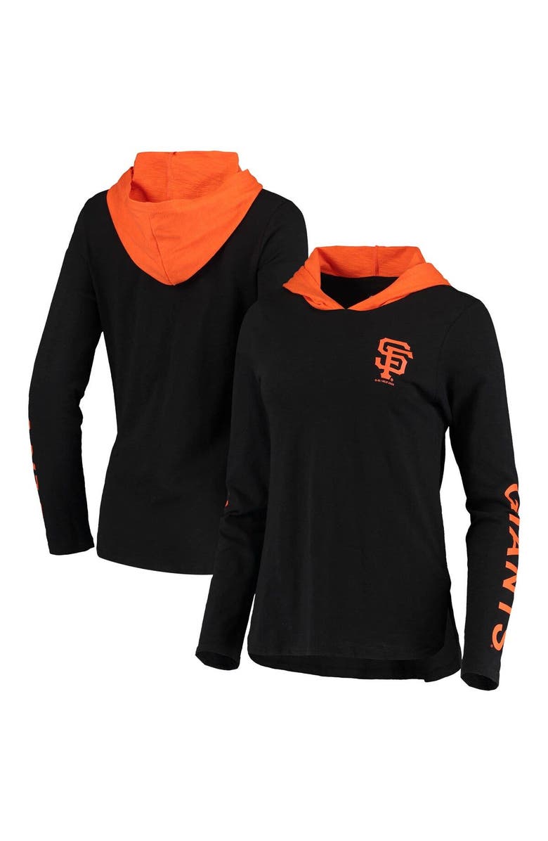 G-III 4HER BY CARL BANKS Women's G-III 4Her by Carl Banks Black San Francisco Giants Crossbar Pullover Hoodie, Alternate, color, 