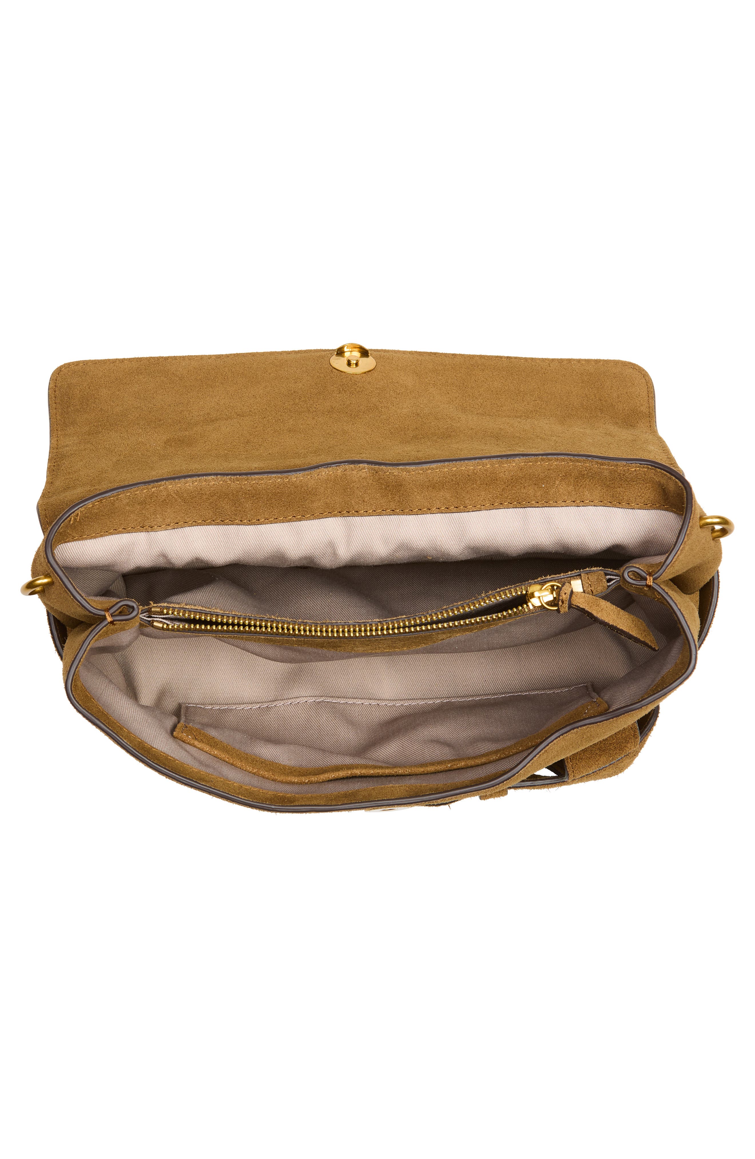 rag & bone Lexington Flap Bag, Alternate, color, Golden Brown