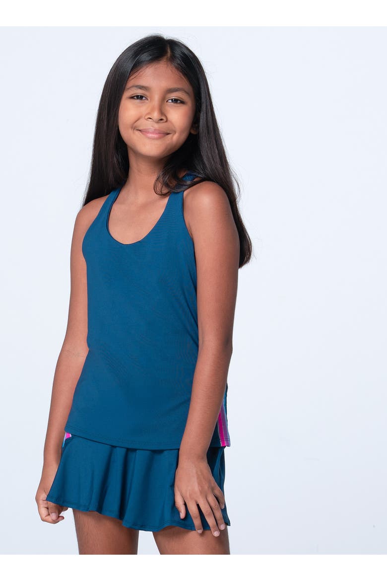 Chroma Stripe Tank, Main, color, Navy