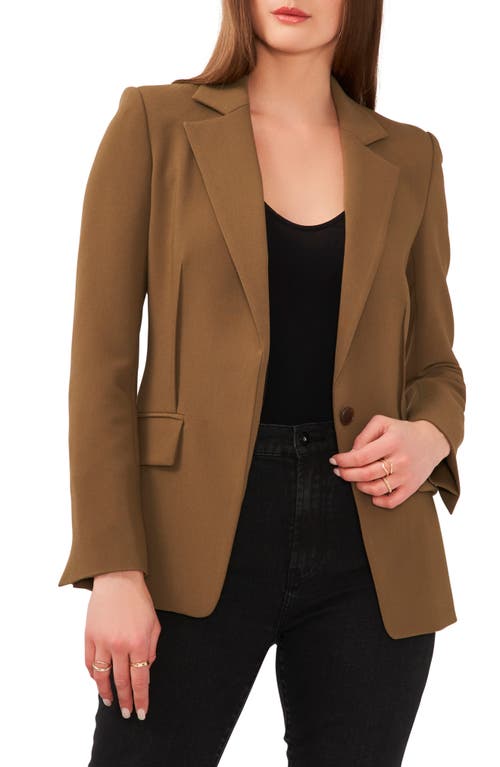 1.state Hidden Placket Classic Blazer In Beech
