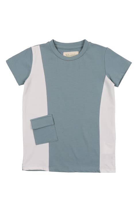 Kids' Colorblock Cotton Blend T-Shirt (Toddler)