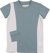 Manière Kids' Colorblock Cotton Blend T-Shirt