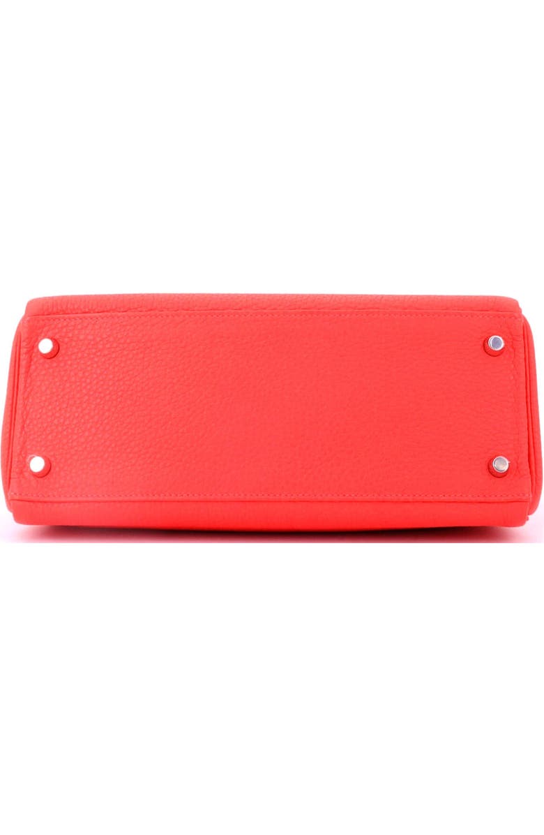 Pre-Owned Hermes Kelly Handbag Pink Clemence with Palladium Hardware 28, Alternate, color, Rose Texas