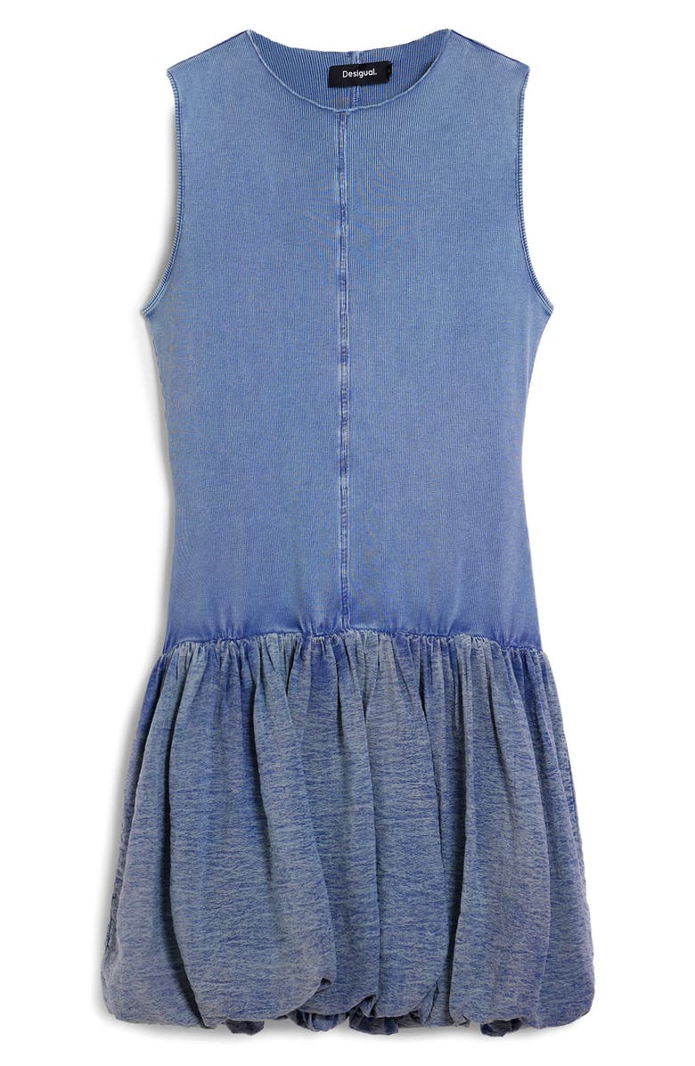 Desigual Sleeveless Open Back Minidress, Alternate, color, Anthracite Gray