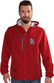 G-III SPORTS BY CARL BANKS Men's G-III Sports by Carl Banks Red St. Louis Cardinals Double Play Full-Zip Hoodie Jacket
