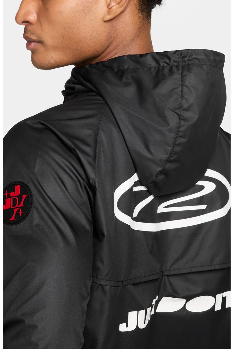 Windrunner Woven Jacket, Alternate, color, BLACK