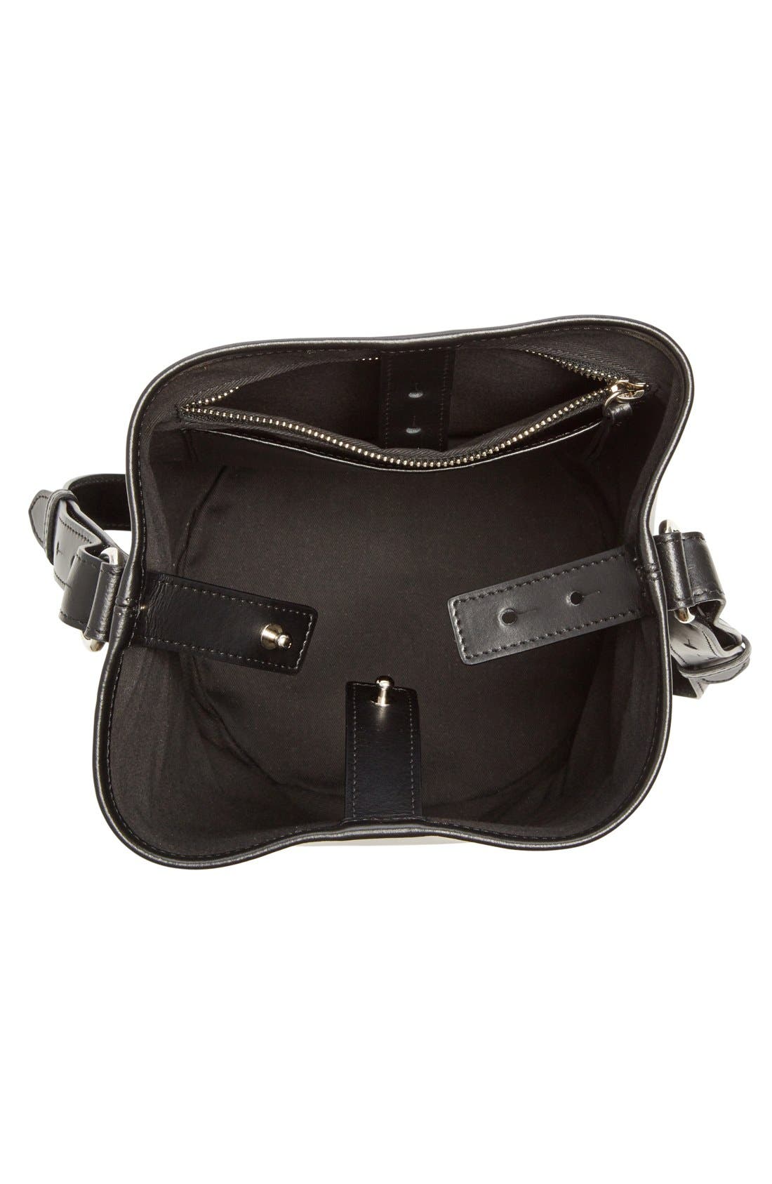 Creatures of Comfort Small Leather Bucket Bag, Alternate, color, 