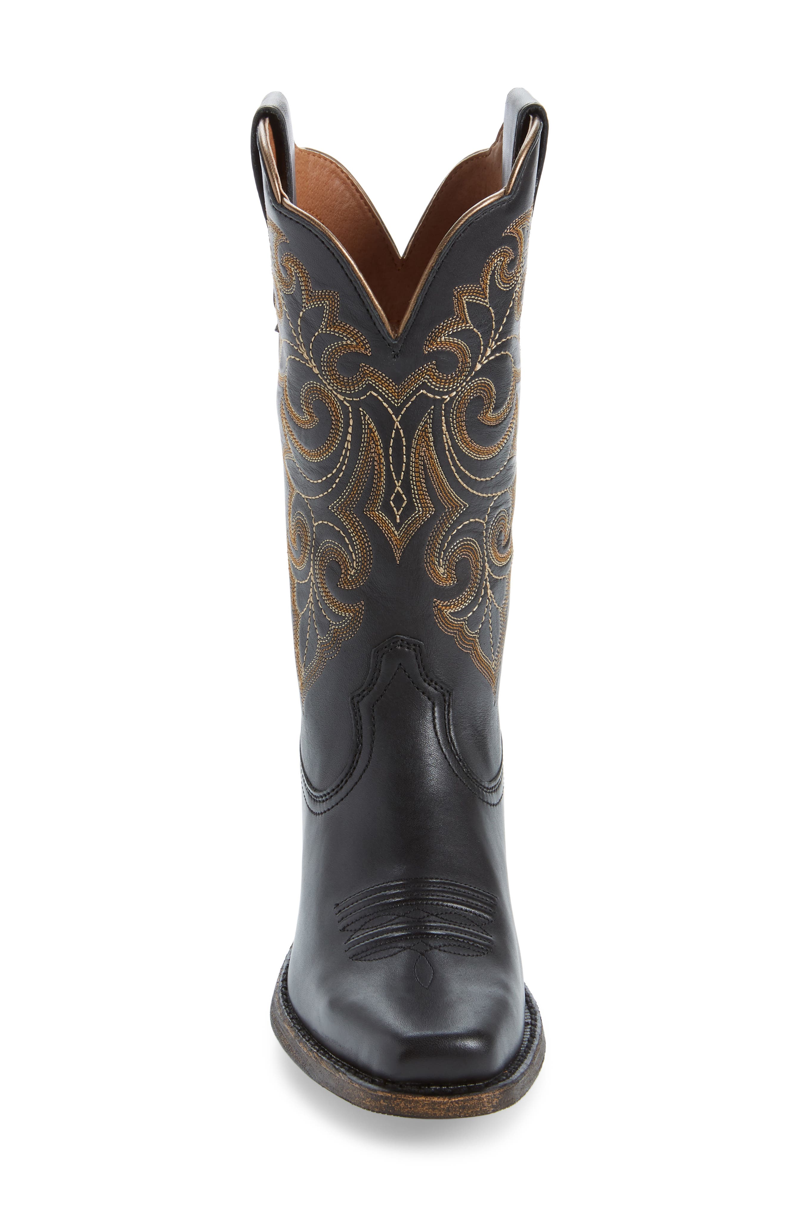 Ariat Roundup Western Boot, Alternate, color, Limo Black