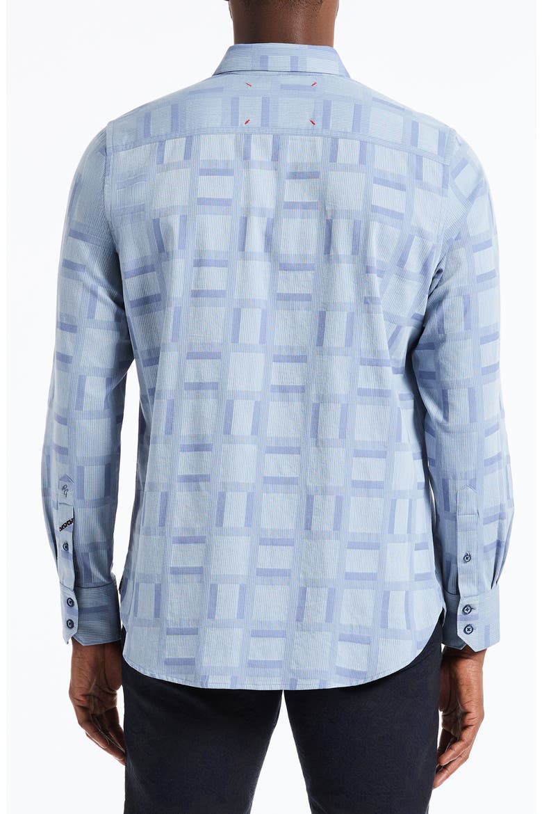 Eaton Long Sleeve Button-Up Shirt, Alternate, color, GREY