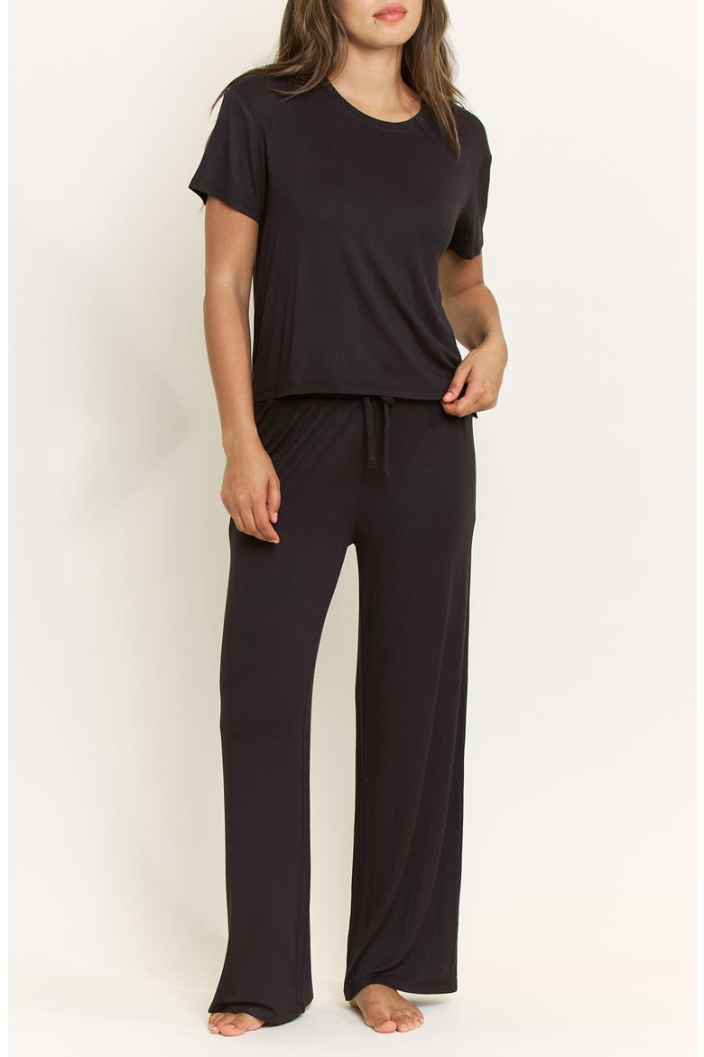 All American Pajama Set, Main, color, BLACK