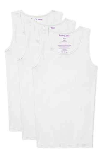Tommy John Essential 3-Pack Stretch Cotton Tanks