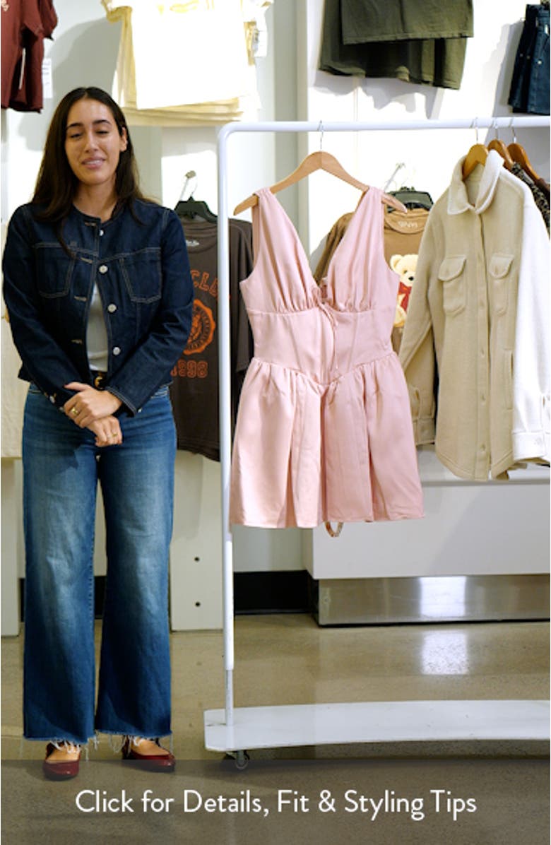 Emmeliette Satin Minidress, sales video thumbnail