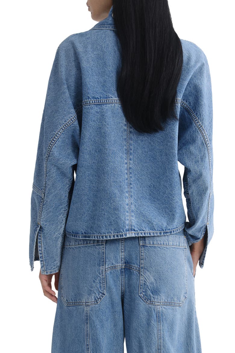 Kembra Denim Top, Alternate, color, MAGNIFY MD MARBLED IND