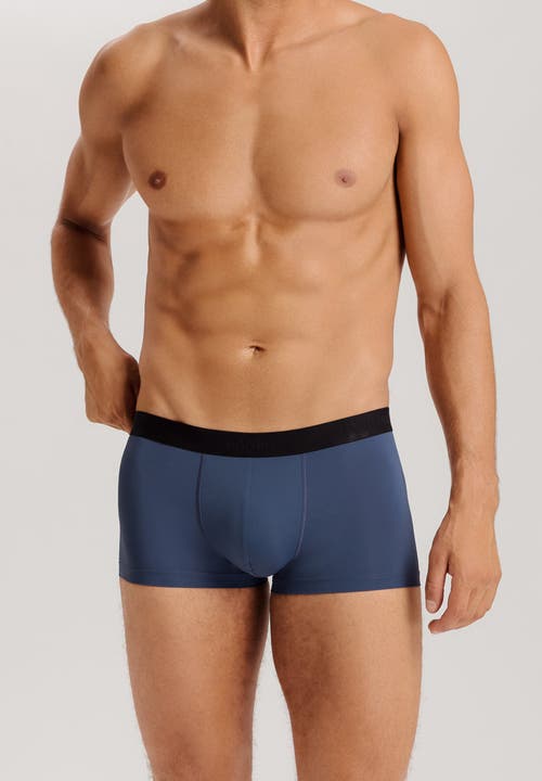 Hanro Micro Touch Boxer Brief In Vintage Indigo