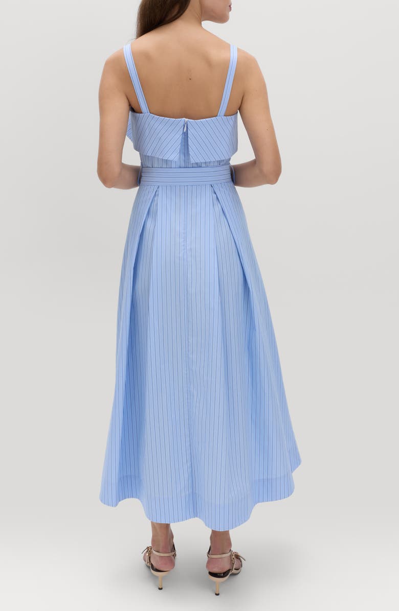 M&S Stripe Sleeveless Dress, Alternate, color, Blue/ Multi