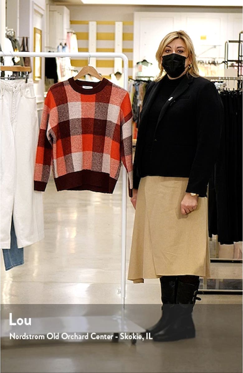 Fenimore Plaid Pullover Sweater, sales video thumbnail