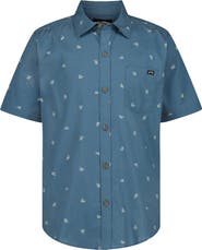 Billabong Kids' Sundays Print Short Sleeve Shirt