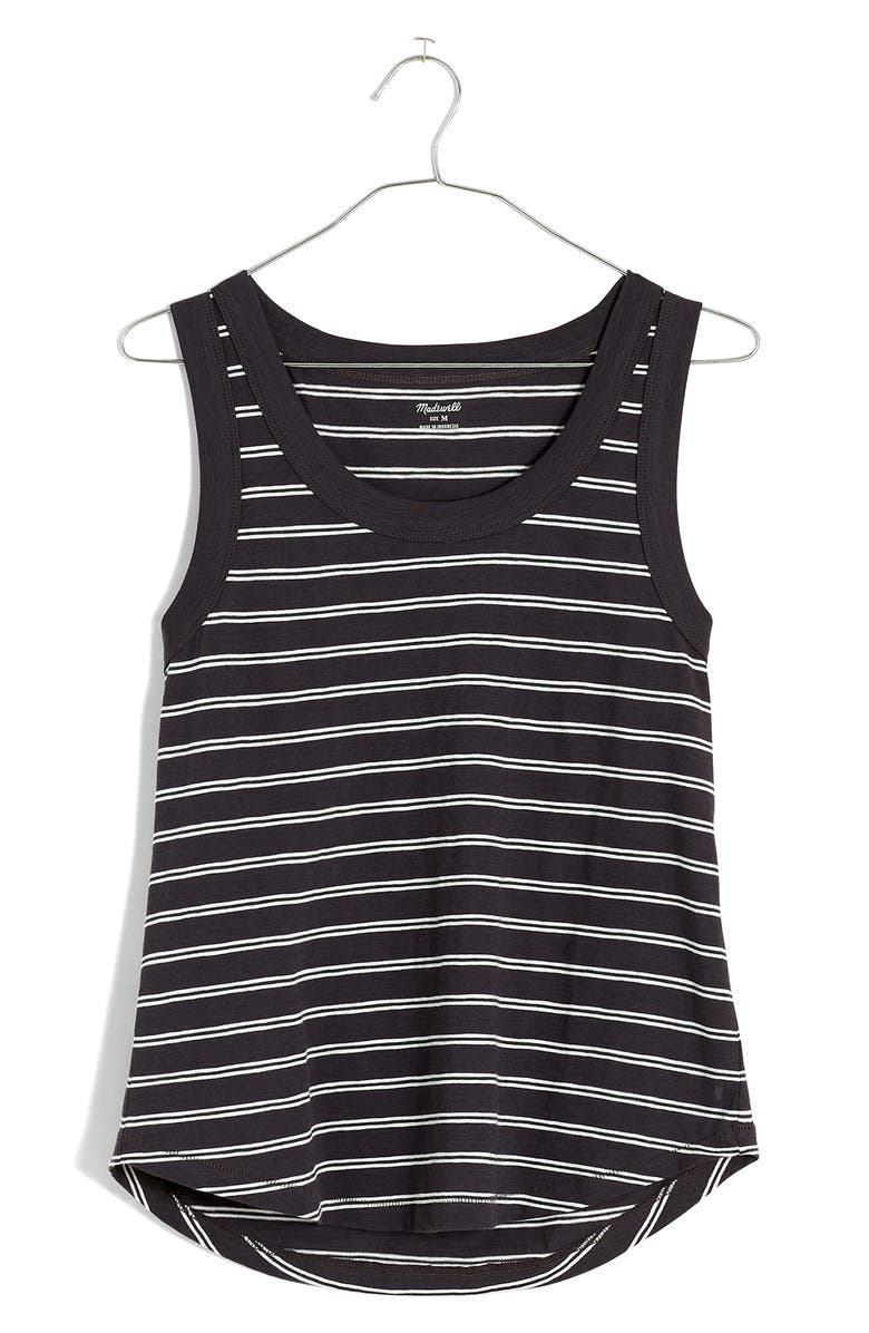 Madewell Whisper Cotton Scoop Neck Tank, Alternate, color,