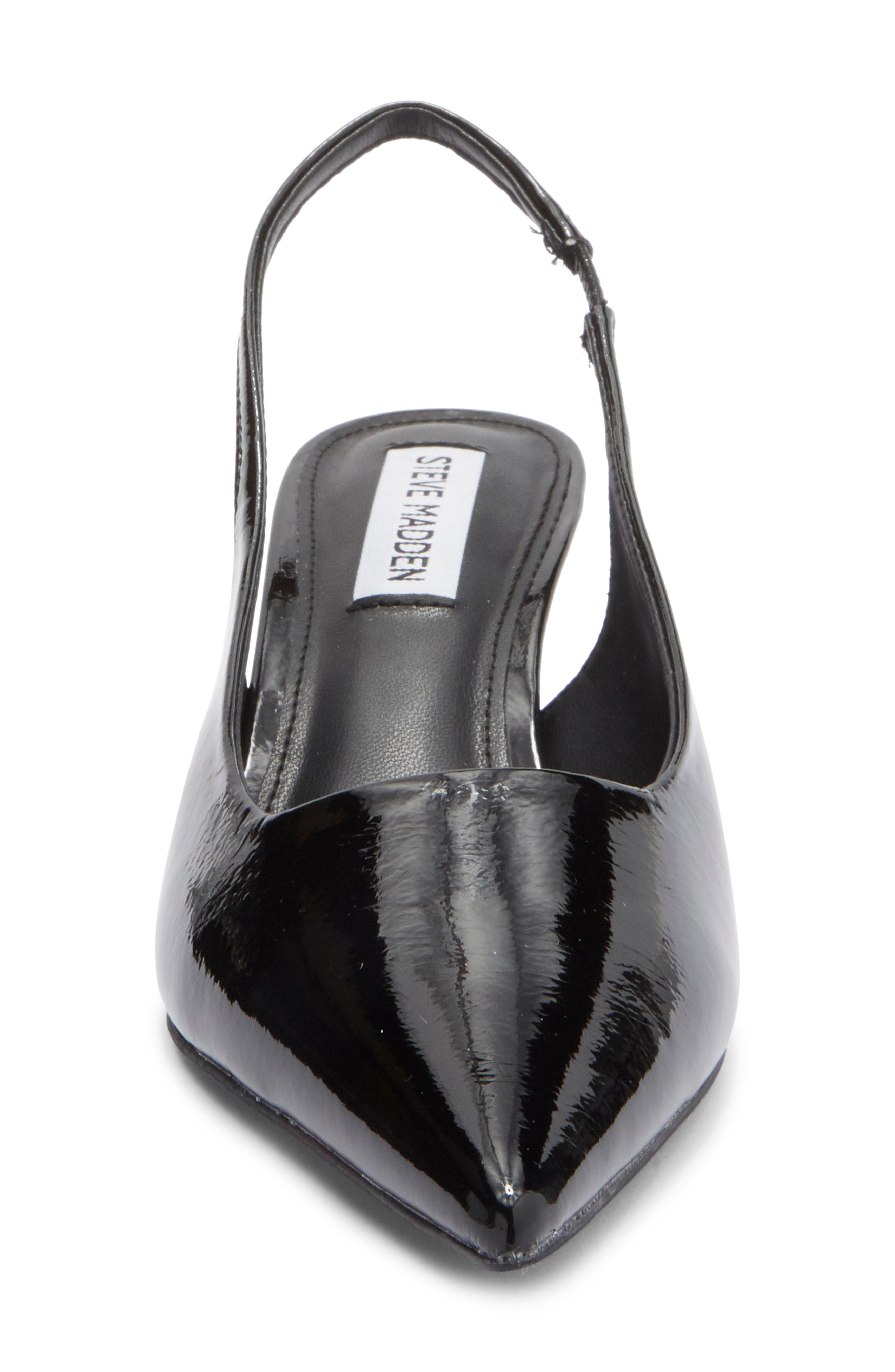 Steve Madden Alynna Slingback Pump, Alternate, color, Black Patent