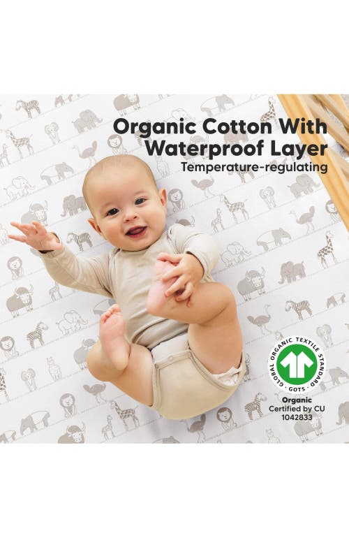 Keababies 2-pack Soothe [protect+] Waterproof Crib Sheets In Neutral