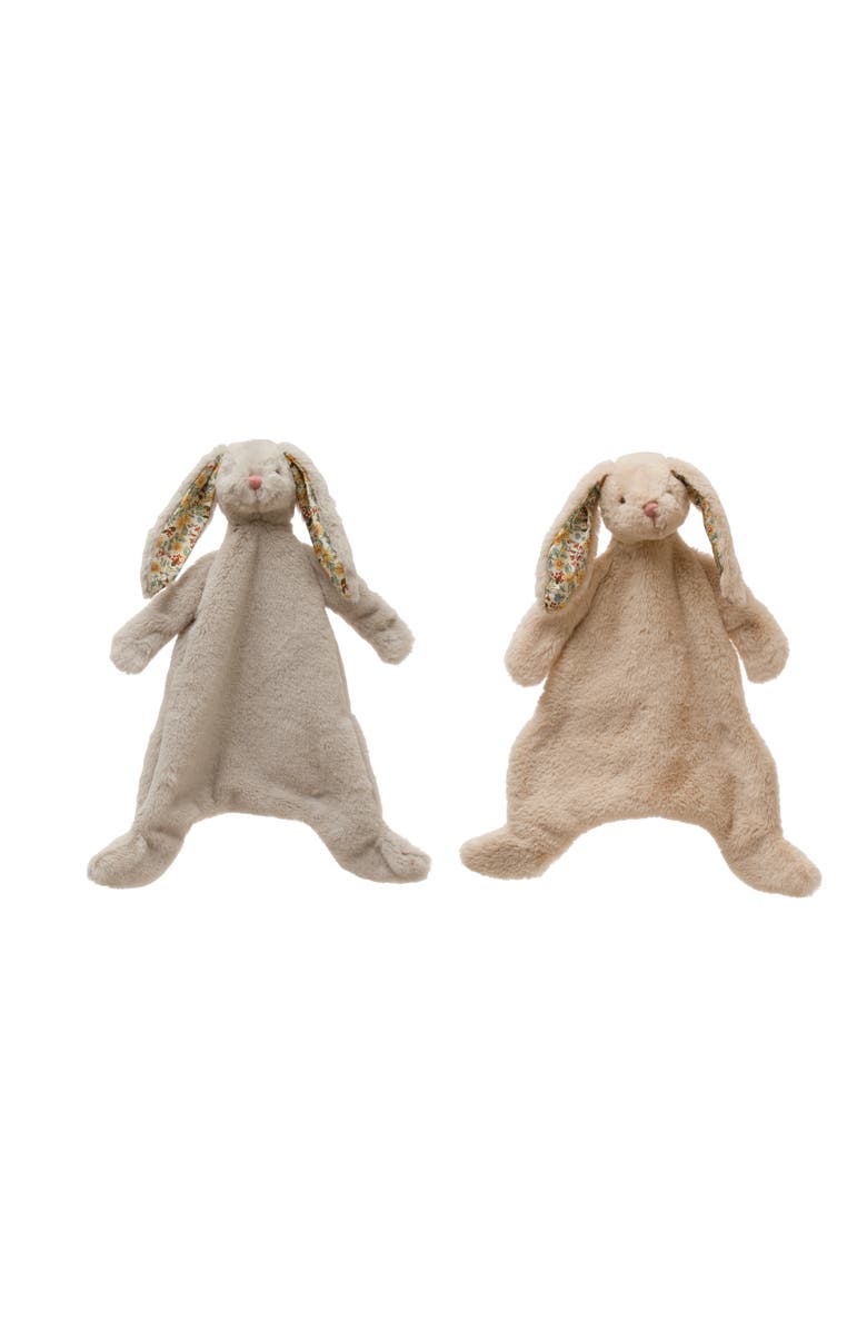 Storied Home P Bunny Snuggle Toy, Set of 2 Colors, Main, color, Cream