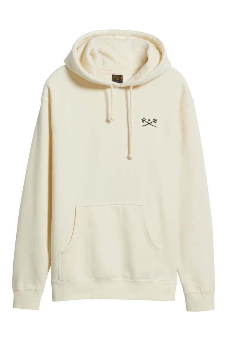 Go-To V2 Fleece Graphic Hoodie, Alternate, color, BONE