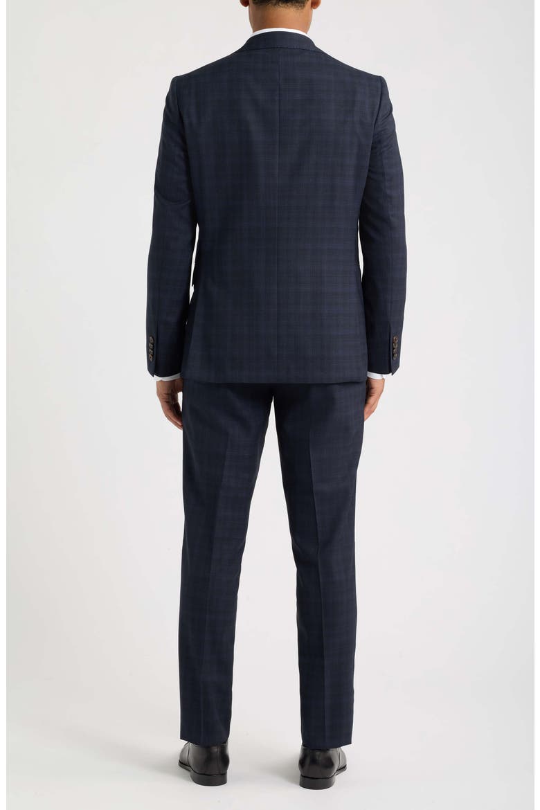 Esprit Tonal Plaid Wool Suit, Alternate, color, NAVY