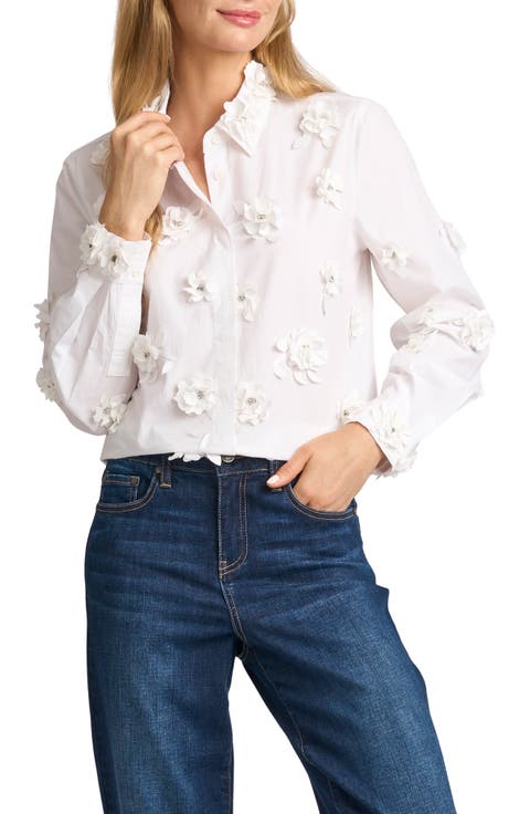 Avery Appliqué Cotton Shirt