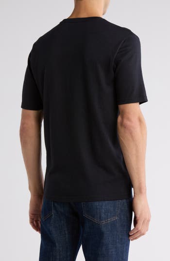 Cotton & Linen Blend Crewneck T-Shirt