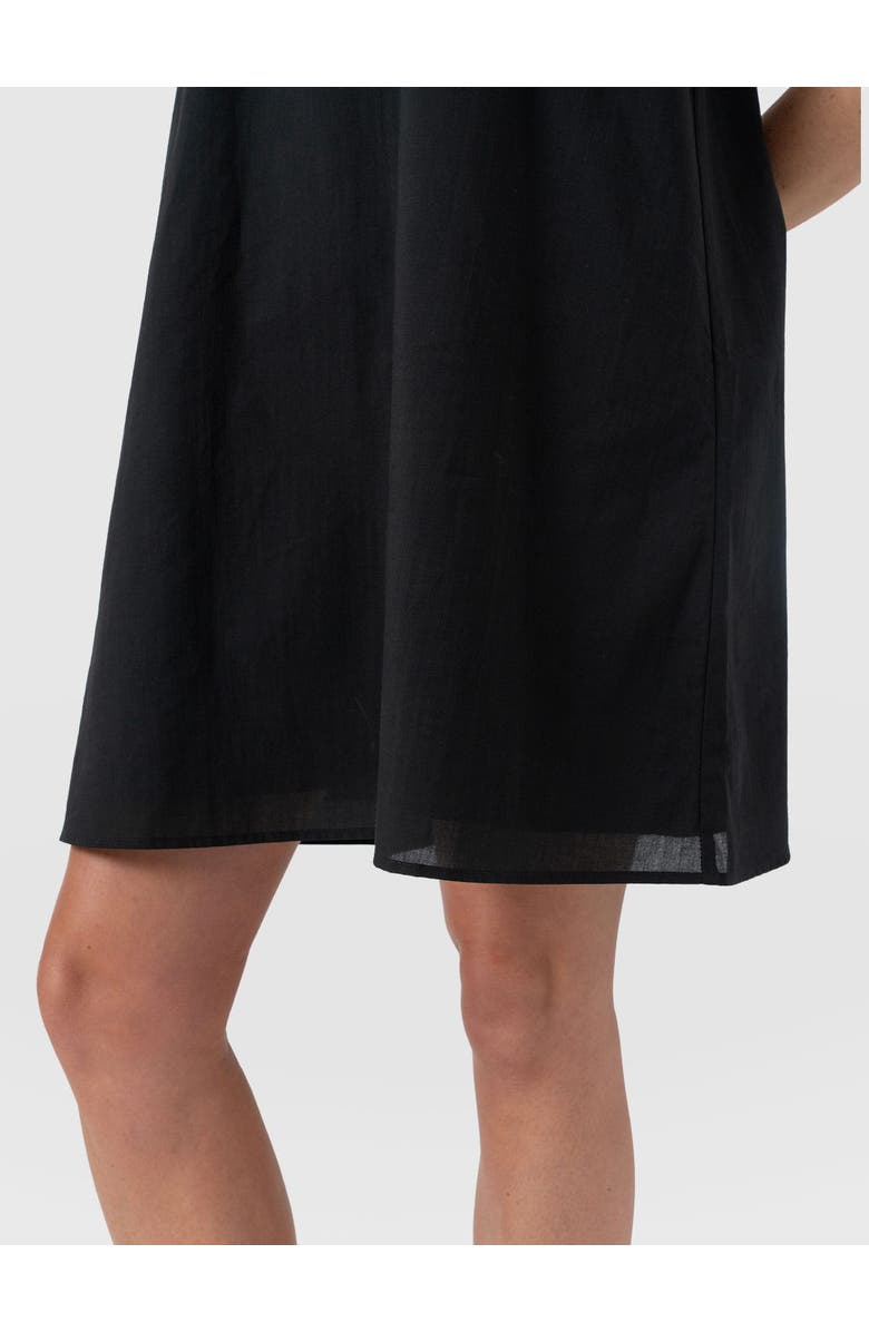 Saint + Sofia Candice A-Line Mini Dress, Alternate, color, Black
