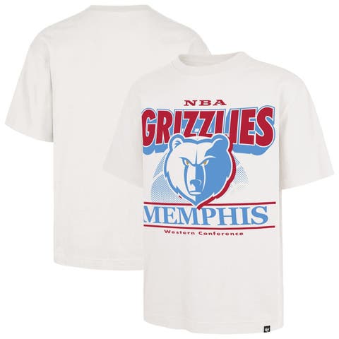 Men's '47  White Memphis Grizzlies City Edition Shifty Foundation T-Shirt
