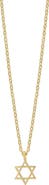 Bony Levy 14K Gold Star Pendant Necklace