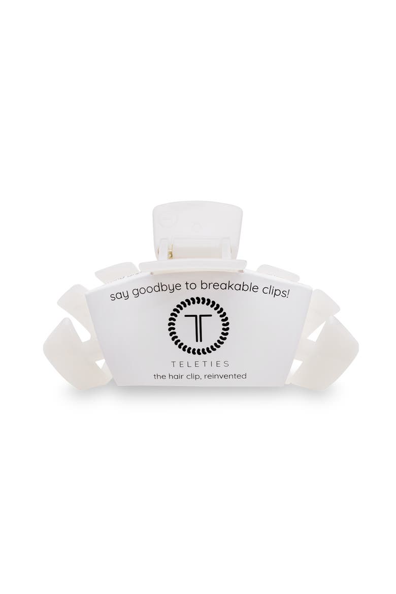Classic Large Claw Clip, Alternate, color, Coconut White