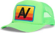 Aviator Nation Logo Rainbow Trucker Hat