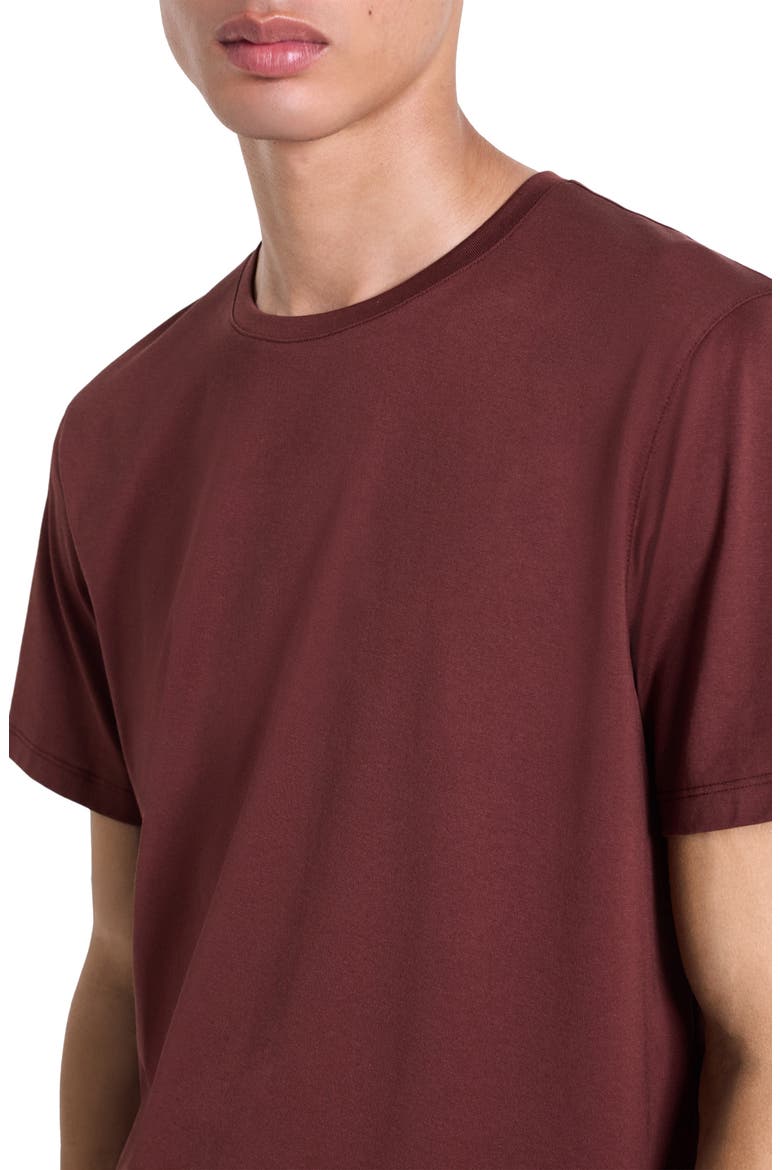 Precise Cotton T-Shirt, Alternate, color, DEEP AUBURN - 2U6
