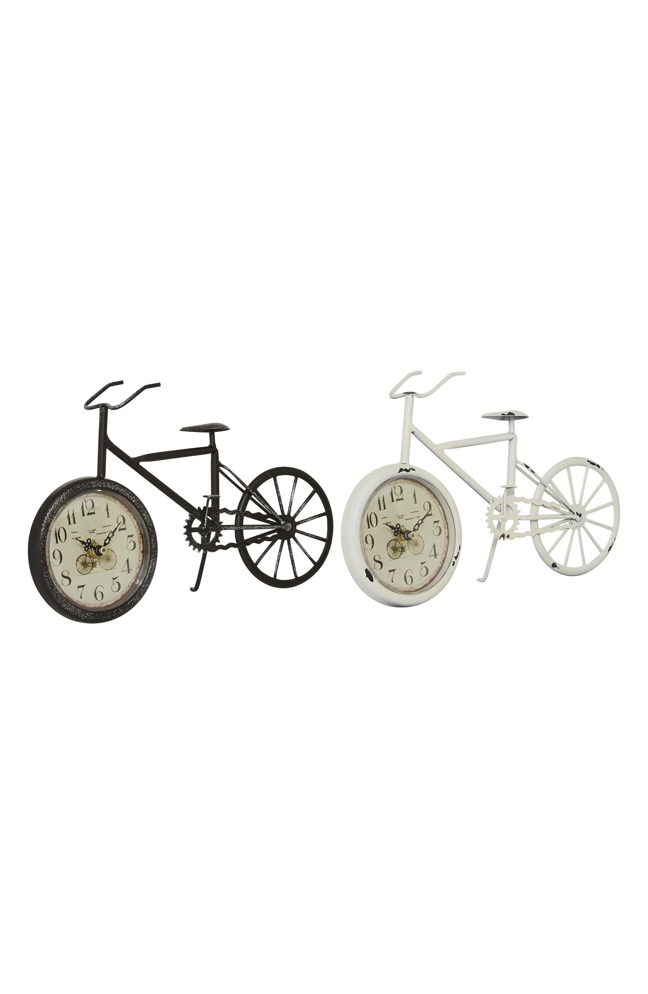 Set of 2 Bicycle Clocks