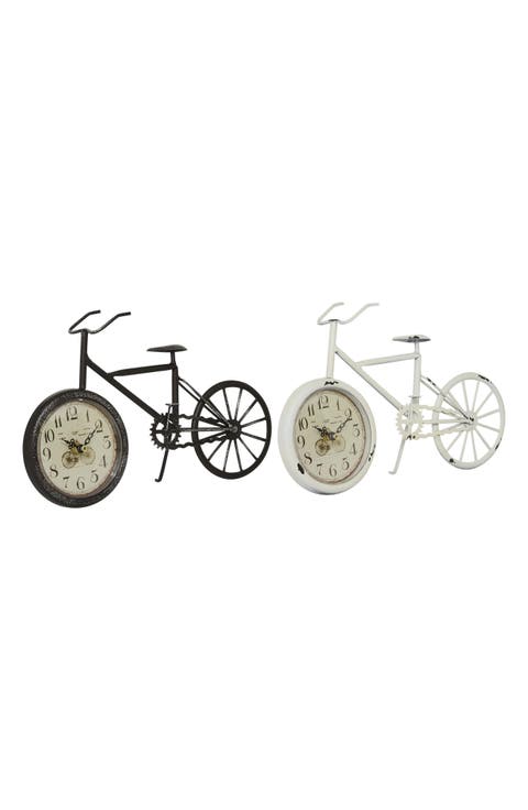 Set of 2 Bicycle Clocks
