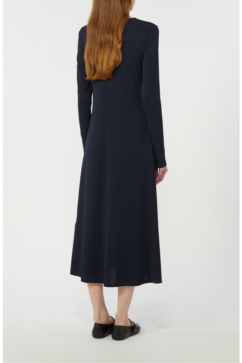 Acro Long Sleeve Jersey Dress, Alternate, color, NAVY