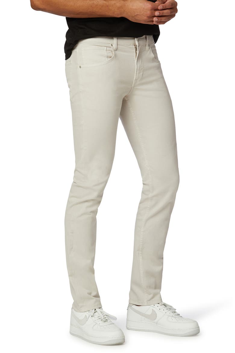 Blake Stretch Twill Slim Straight Fit Pants, Alternate, color, LT ASH