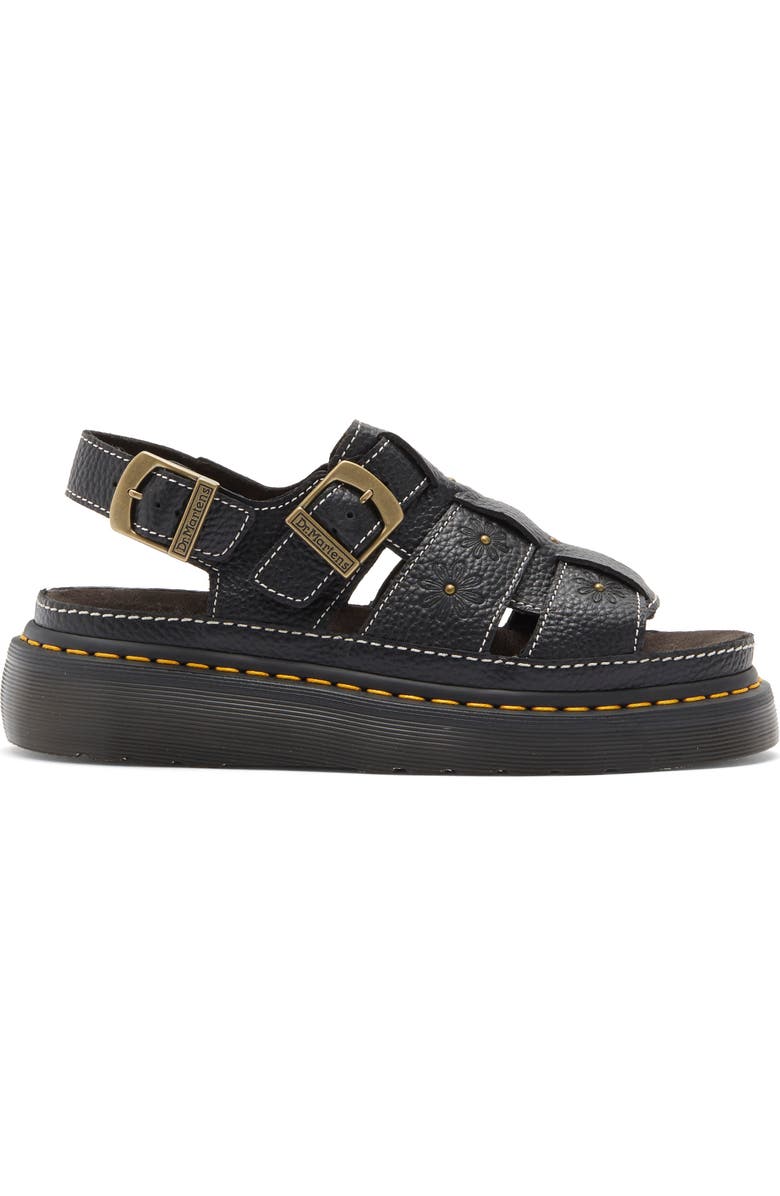 Dr. Martens Wrenile Sandal, Alternate, color, Black