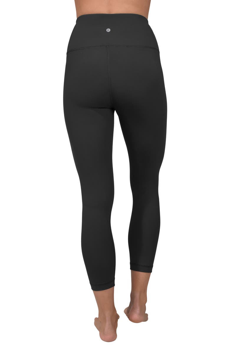 Missy Interlink High Waist Capri Leggings, Alternate, color, BLACK